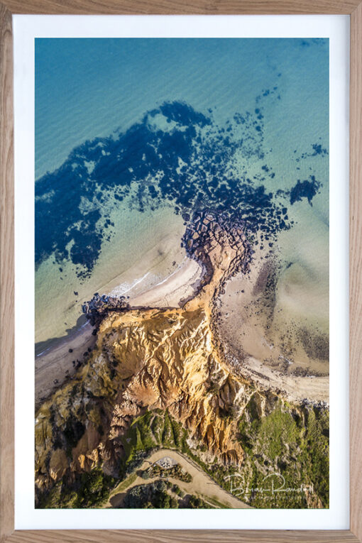 Volcano Black Rock - Aerial Artwork
