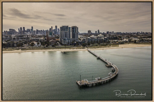 Lagoon Pier Port Melbourne - Aerial Artwork