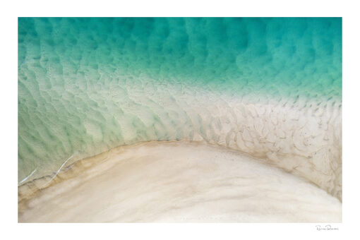 Sand Island, Aerial Artwork, Brian Randall, Beach, Mornington Peninsula, Victoria