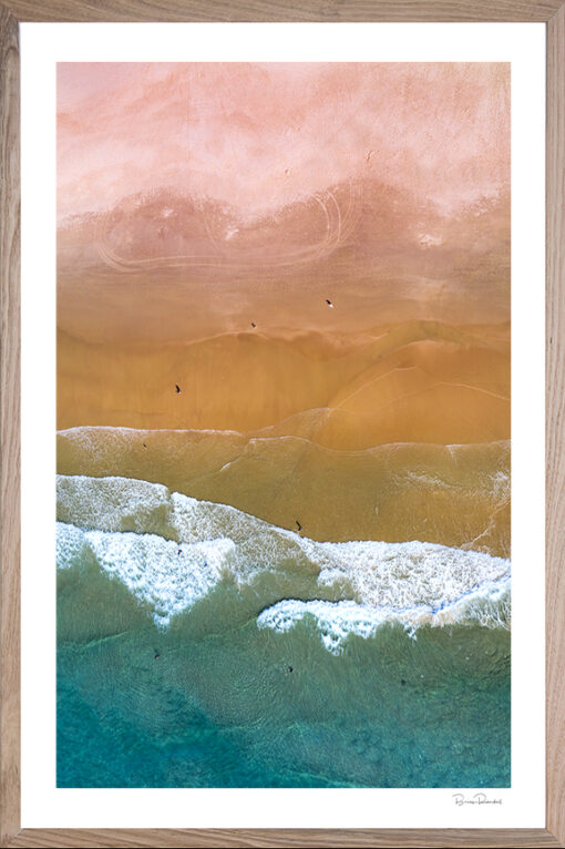 Sea Elements, Aerial Artwork, Brian Randall, Surf Beach, Victoria.